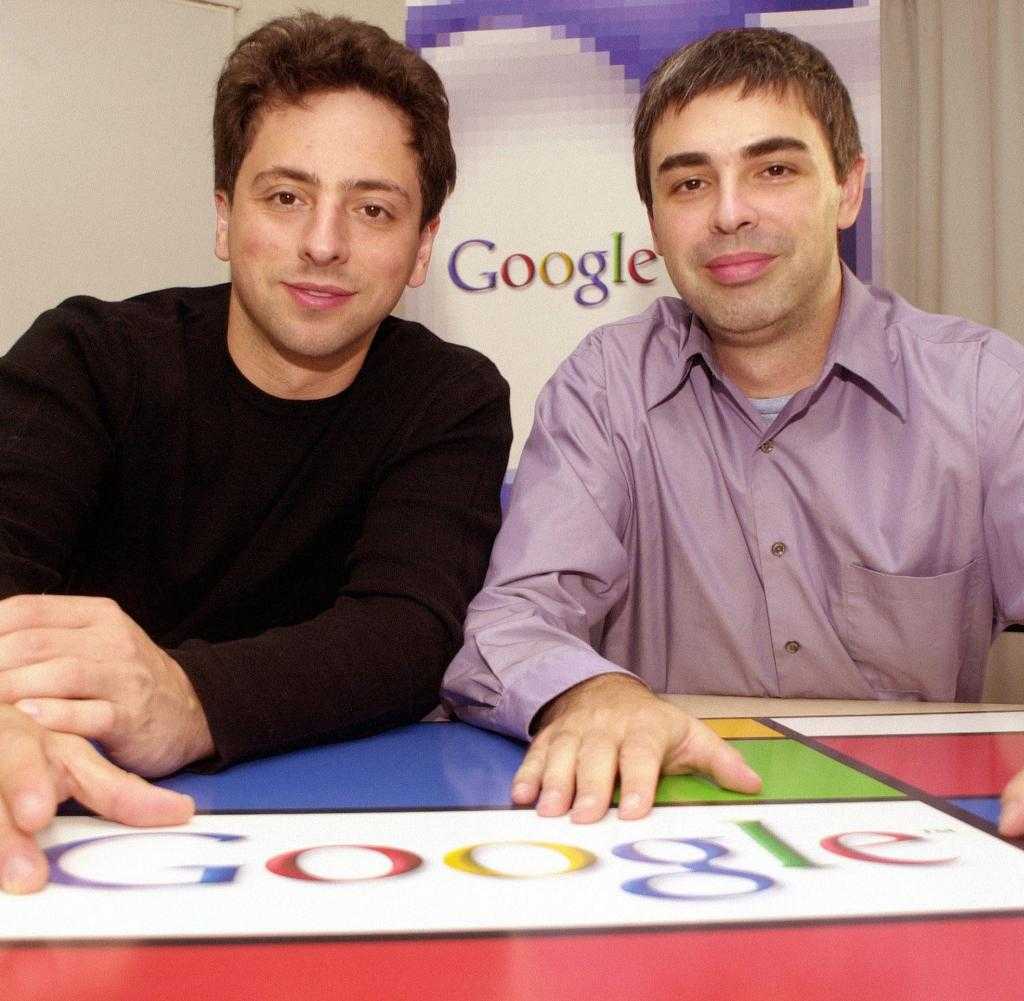 Originalbild (Google Gründer Larry Page und Sergey Brin)